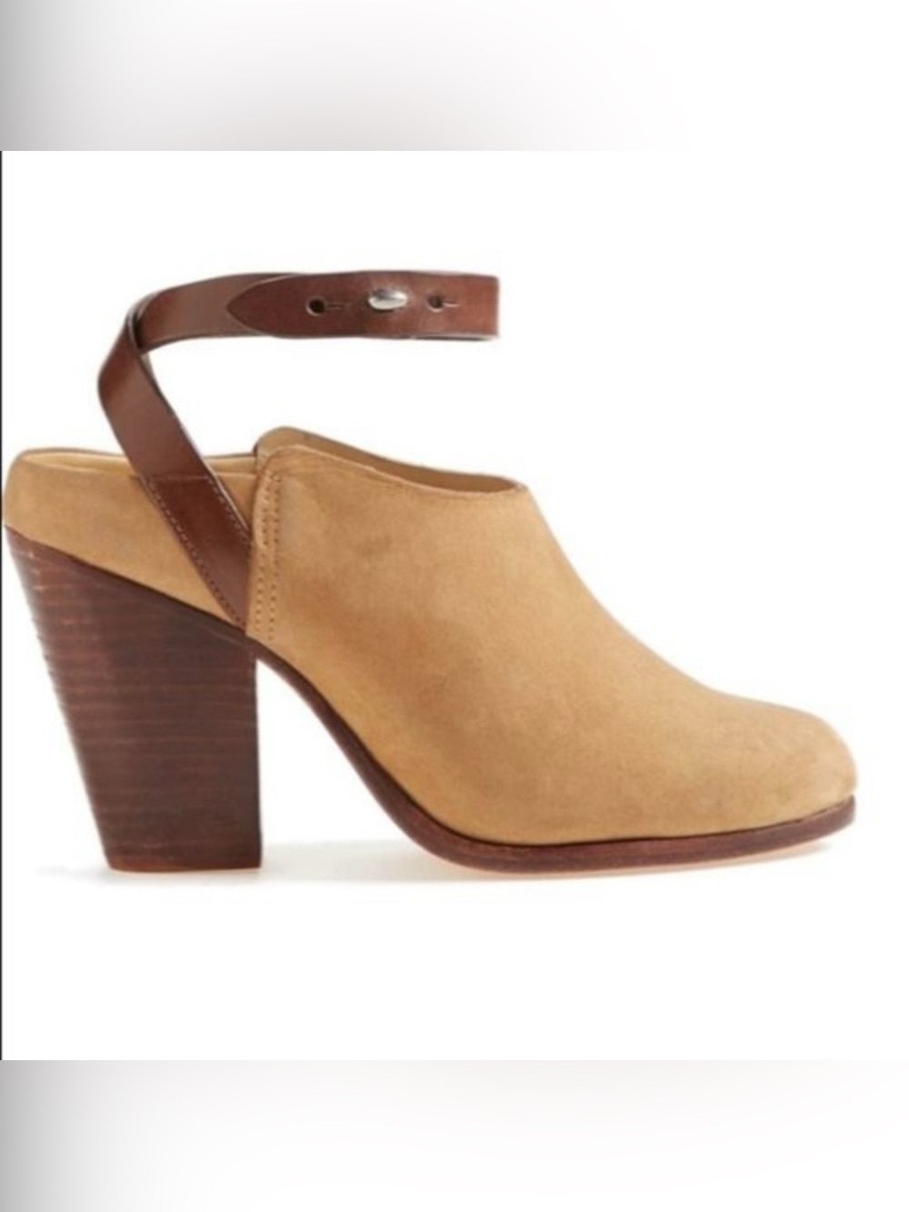 Rag & Bone Kenny Nubuck Ankle Strap Bootie